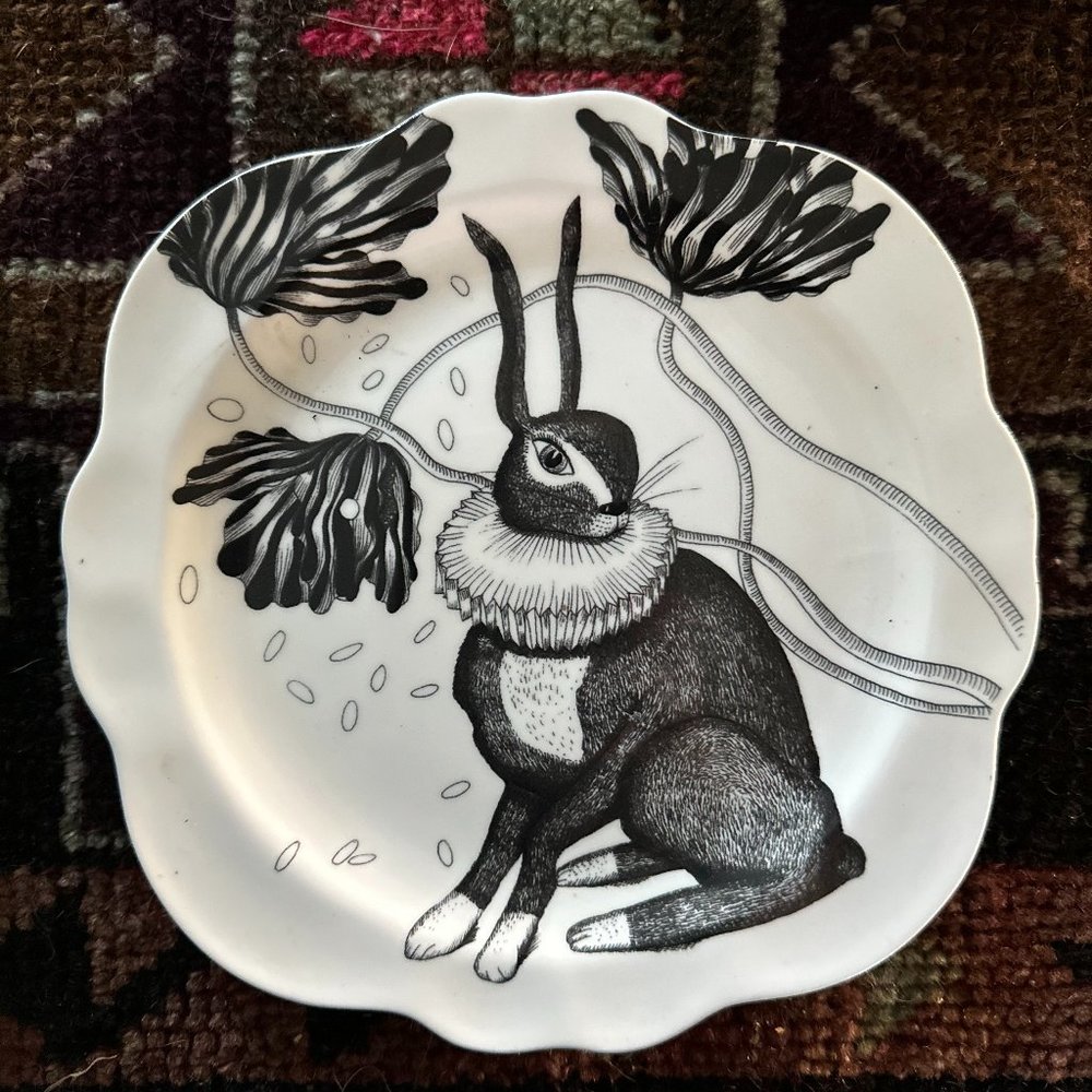 Anthropologie Rabbit 7" Plate